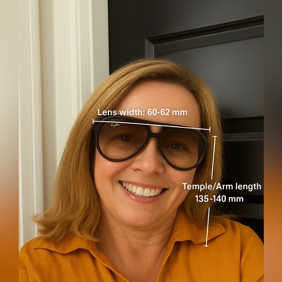 Ray-Ban Oversized Aviator Sunglasses Brown Gradient — Made in Italy - Picture 2 of 9